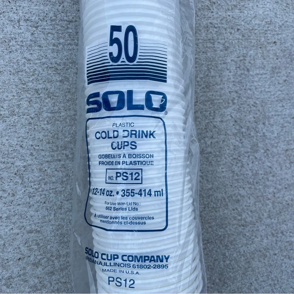solo disposable cups